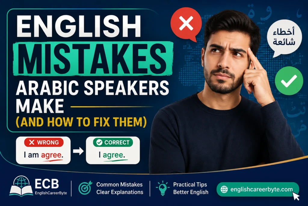 English Mistakes Arabic Speakers Make (And How to Fix Them)