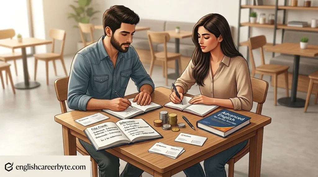 Fix predictable English grammar and pronunciation errors common among native Spanish speakers with practical rules, examples, and practice tools.