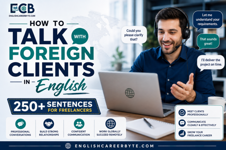 How to Talk with Foreign Clients in English: 250 Sentences