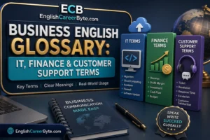Business English Glossary: IT, Finance & Customer Support Terms | EnglishCareerByte