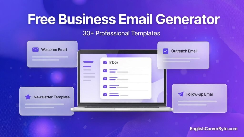 business-email-generator-tool by English Caree Byte