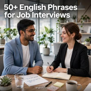 "50+ Must-Know English Phrases for Job Interviews - Sound Natural & Fluent" |ECB